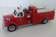 1956 Mack Pumper, 1/35 scale; uses TCP-560 Fire Engine Red, TCP-005 White, TCP-077 Silver and TCP-018 Gloss